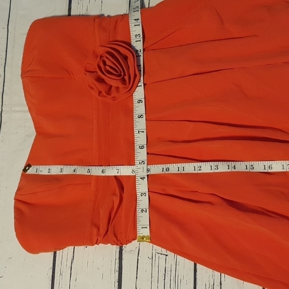 Forever 21 Coral Short Dress Size L - Picture 11 of 12